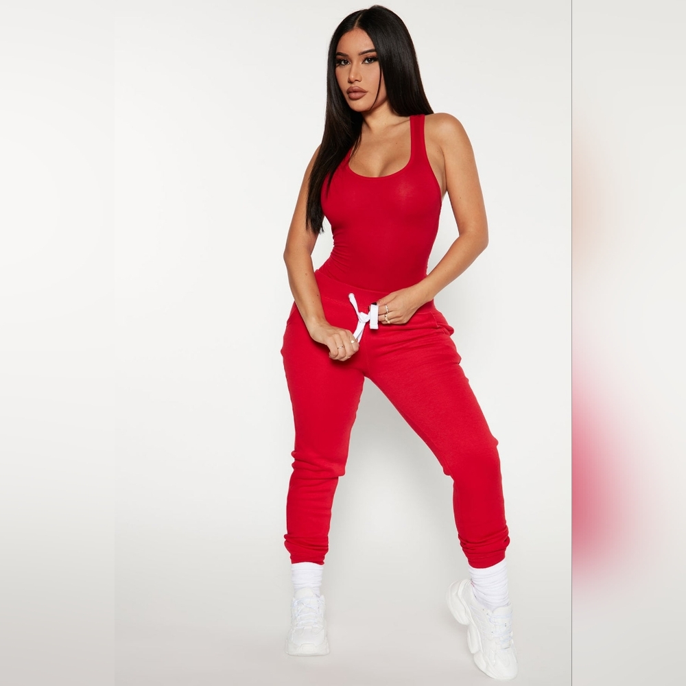 Red Relaxer Jogger Pants (XL)